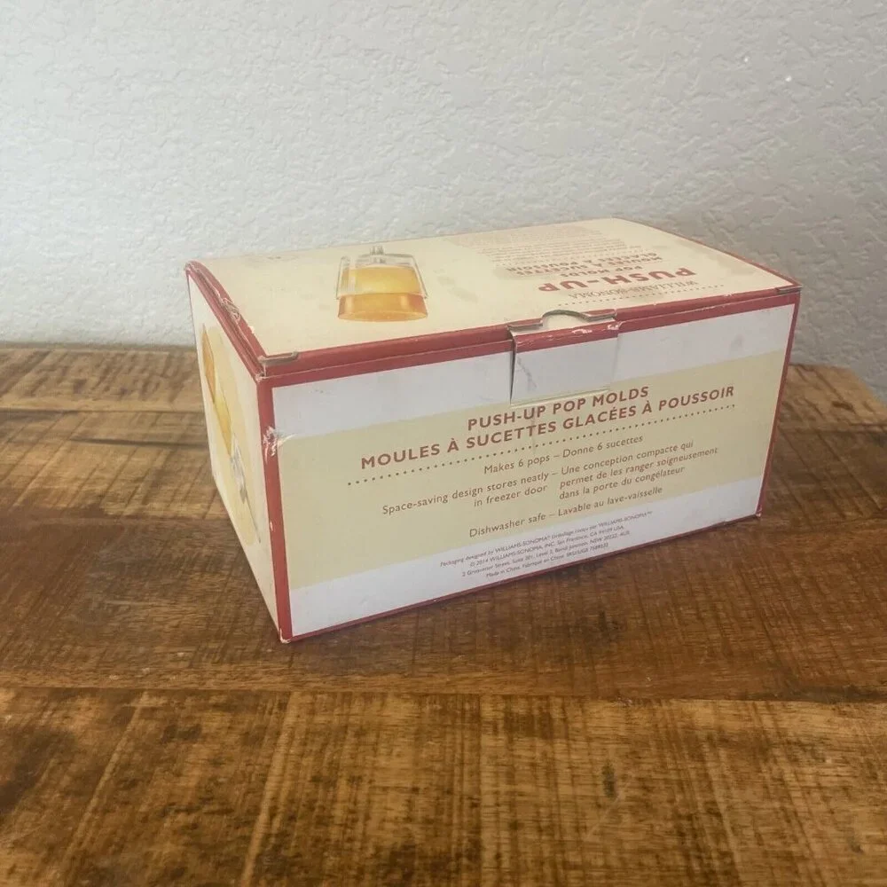 Williams-Sonoma Classic Pop Molds Makes 6 Pops Vintage Inspired MISSING 1 Stick